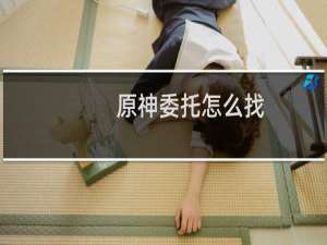 原神委托怎么找