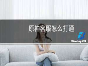 原神客服怎么打通