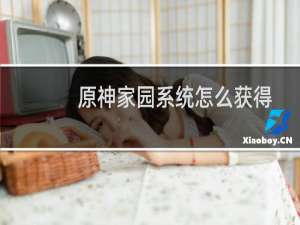 原神家园系统怎么获得