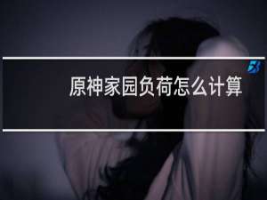 原神家园负荷怎么计算