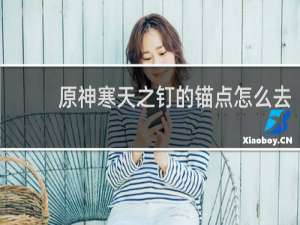 原神寒天之钉的锚点怎么去