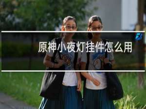 原神小夜灯挂件怎么用