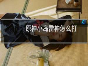 原神小岛雷神怎么打