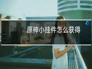 原神小挂件怎么获得