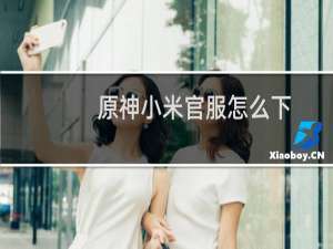 原神小米官服怎么下