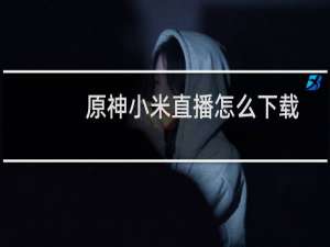 原神小米直播怎么下载