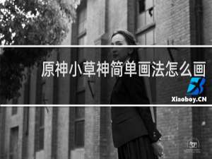 原神小草神简单画法怎么画