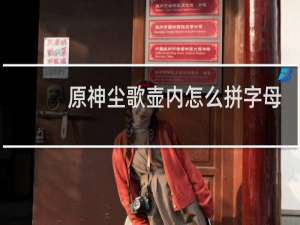原神尘歌壶内怎么拼字母