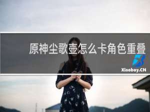 原神尘歌壶怎么卡角色重叠