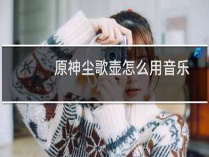 原神尘歌壶怎么用音乐