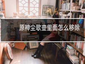 原神尘歌壶里面怎么移除