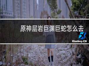 原神层岩巨渊巨蛇怎么去