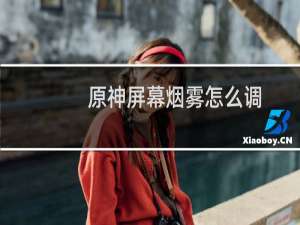 原神屏幕烟雾怎么调
