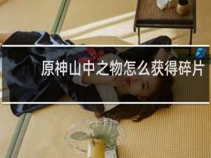 原神山中之物怎么获得碎片