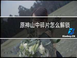 原神山中碎片怎么解锁