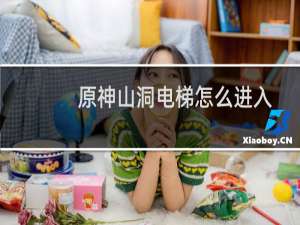 原神山洞电梯怎么进入