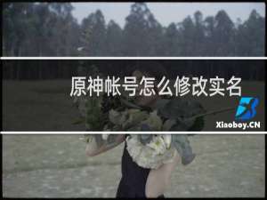 原神帐号怎么修改实名