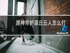 原神带护罩丘丘人怎么打