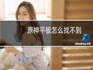 原神平板怎么找不到