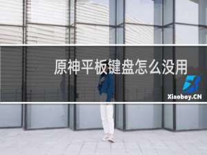 原神平板键盘怎么没用