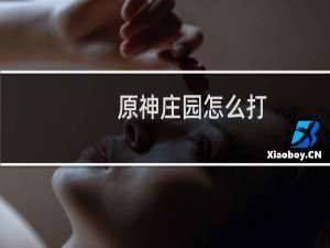 原神庄园怎么打