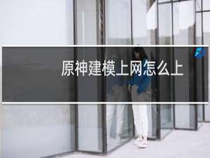 原神建模上网怎么上