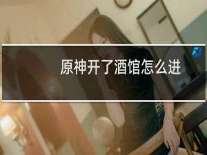 原神开了酒馆怎么进