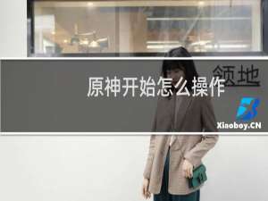 原神开始怎么操作