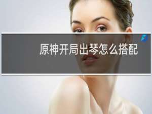 原神开局出琴怎么搭配