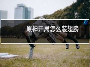 原神开局怎么装翅膀