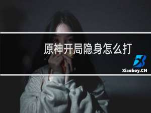原神开局隐身怎么打