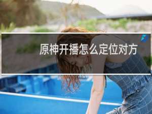 原神开播怎么定位对方
