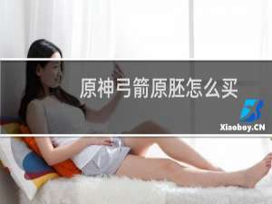 原神弓箭原胚怎么买