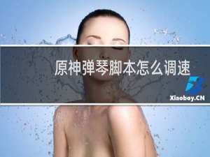 原神弹琴脚本怎么调速