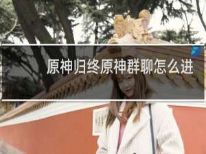 原神归终原神群聊怎么进