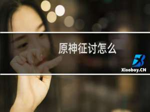 原神征讨怎么
