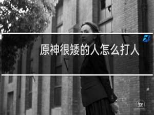 原神很矮的人怎么打人