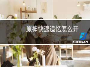 原神快速追忆怎么开