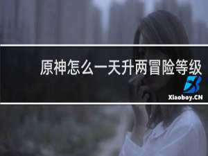 原神怎么一天升两冒险等级