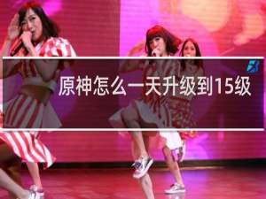 原神怎么一天升级到15级