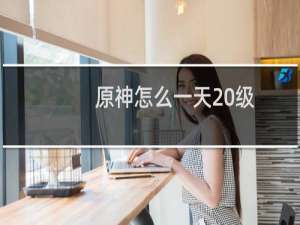 原神怎么一天20级