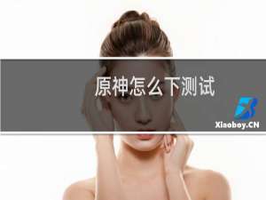 原神怎么下测试