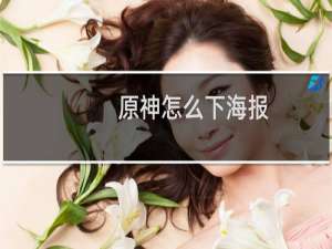 原神怎么下海报