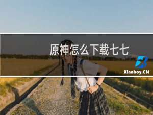 原神怎么下载七七