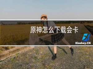 原神怎么下载会卡