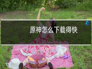 原神怎么下载得快