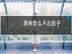 原神怎么不出影子