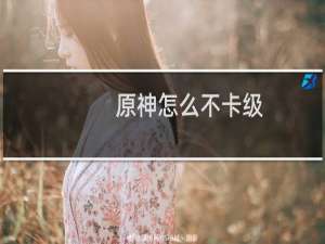 原神怎么不卡级
