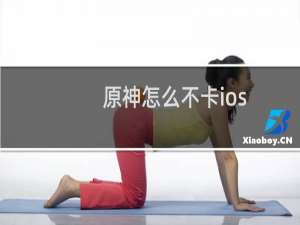 原神怎么不卡ios