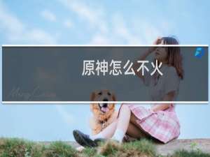 原神怎么不火